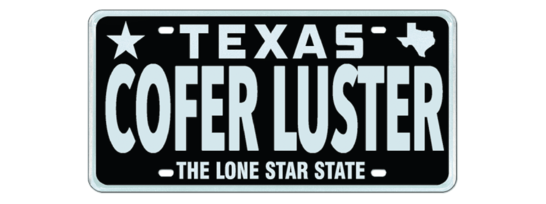 Texas License Plates Two Front Back Light - Criminal Defense Attorneys